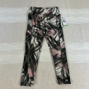 Gaiam Womens OM Dri High Rise Pocket XS Capri Yoga Legging Hazel Dusty Olive NWT